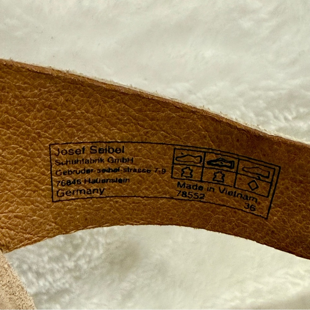 Josef Seibel Tonga 52 Sandal | NWOT | Leather Comfort Wedge | Size 36 - Picture 10 of 13